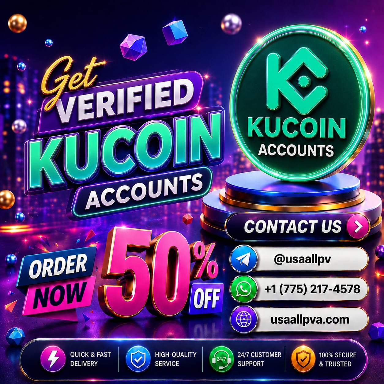 Get Verified Kucoin Accounts